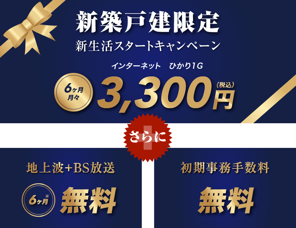 新築戸建限定 新生活スタートキャンペーン